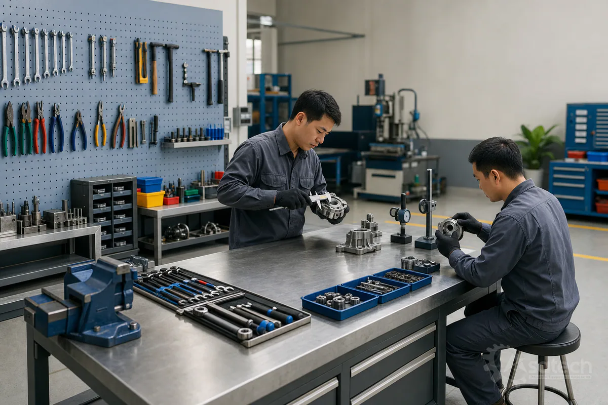 Vai trò của bàn nguội cơ khí 5S xưởng bảo trì: Ngoài việc nắm rõ vai trò của bàn nguội cơ khí 5S xưởng bảo, bạn cũng nên tham khảo thêm thông tin về chọn Vật Liệu Bơm Màng Hóa Chất Chuẩn Kỹ Thuật Tránh để có thêm cơ sở khi lựa chọn và triển khai.
