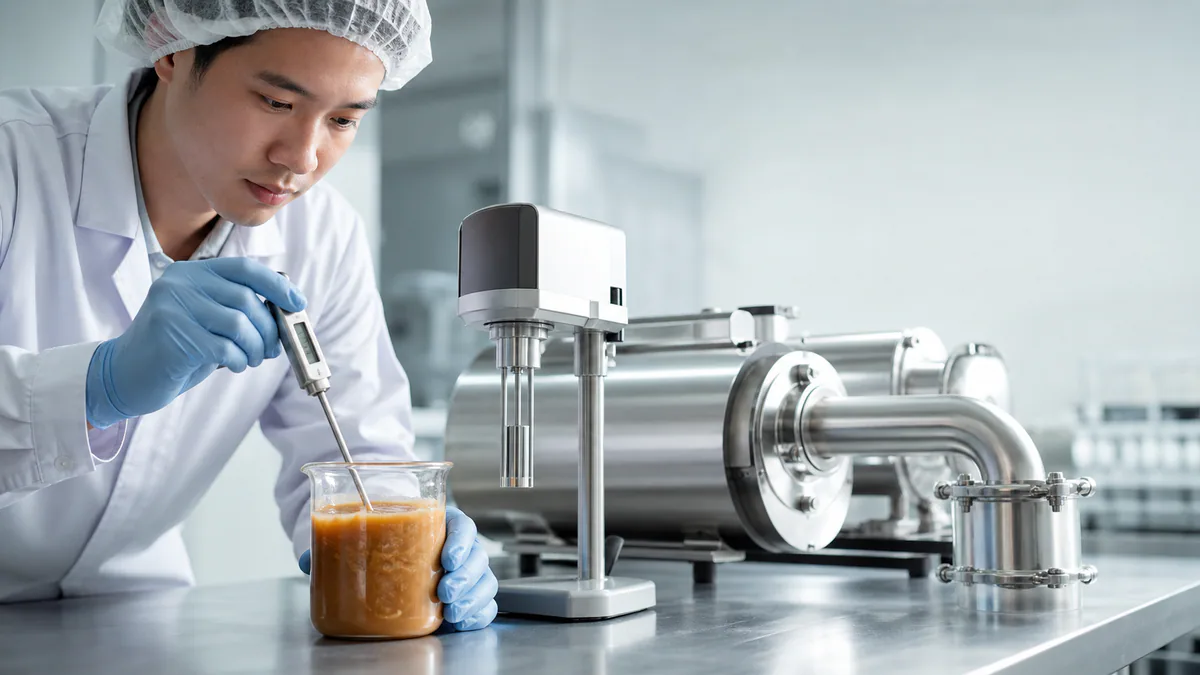 6. Checklist chọn máy bơm thực phẩm dạng sệt cho kỹ sư: Để Asatech tư vấn chính xác model thiết bị tối ưu cho hệ thống, quý khách hàng và kỹ sư vui lòng chuẩn bị các thông số vận hành cơ bản: Ten lưu chất và độ nhớt thực tế (cPs hoặc cSt) ở nhiệt độ làm việc.