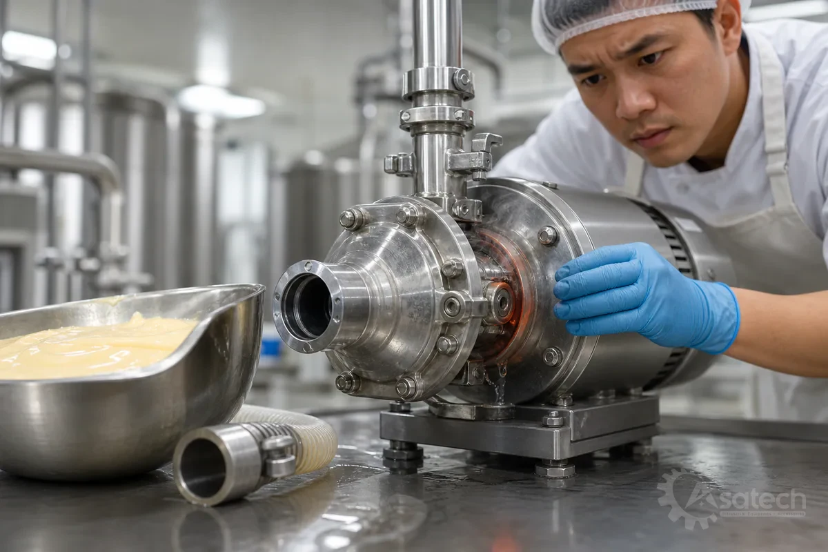 bơm màng vi sinh và bơm lobe thực - 1. Đặc tính lưu chất dạng sệt và yêu cầu thiết bị bơm vi sinh: Lưu chất dạng sệt như mứt trái cây, tương ớt, bơ kem hay nước sốt có độ nhớt cao và dễ biến tính khi chịu lực cắt mạnh.