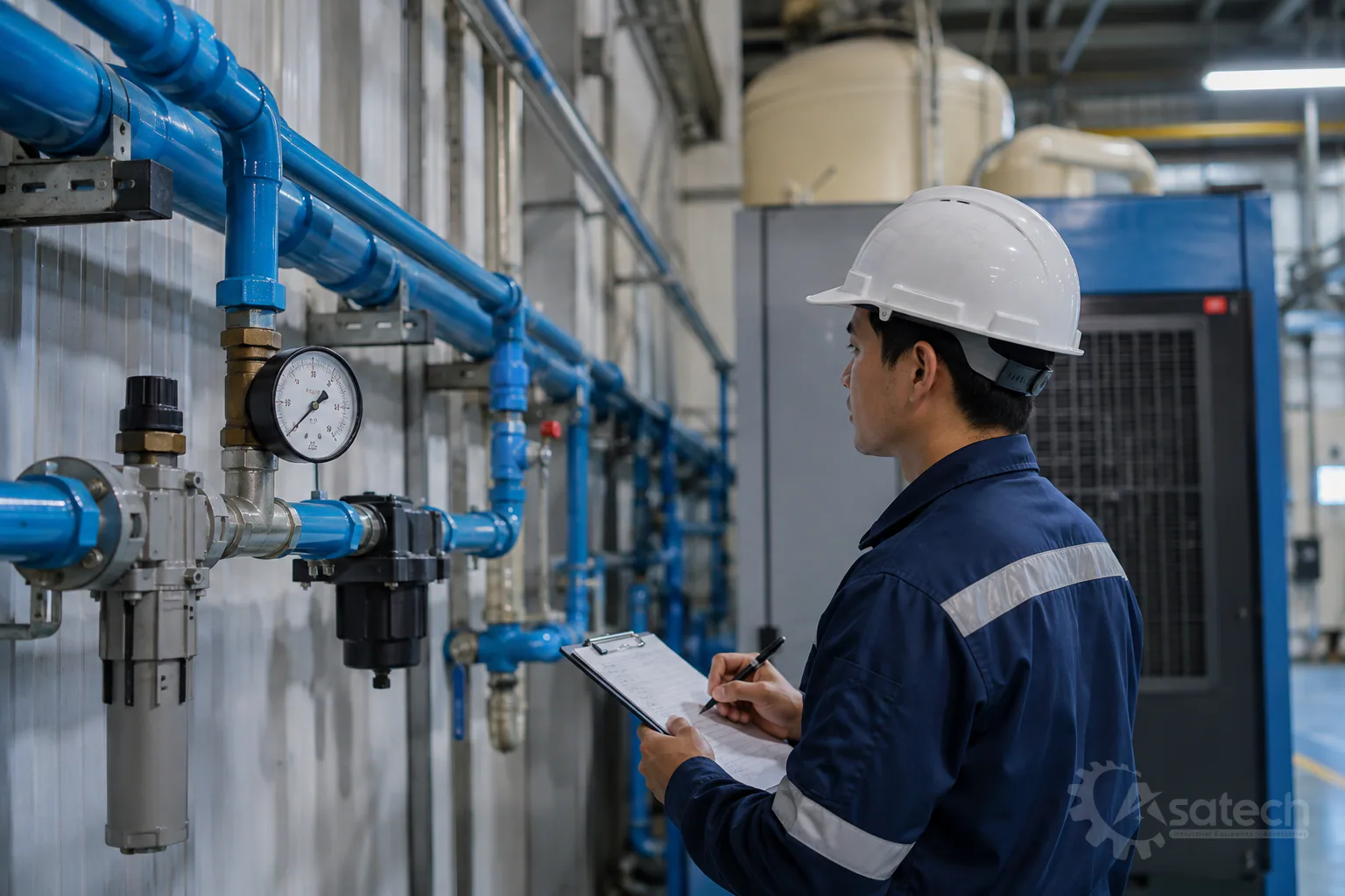 tính toán tổn thất áp suất đường ống - Tính toán tổn thất áp suất đường ống khí nén: cách làm, checklist và lưu ý bảo trì