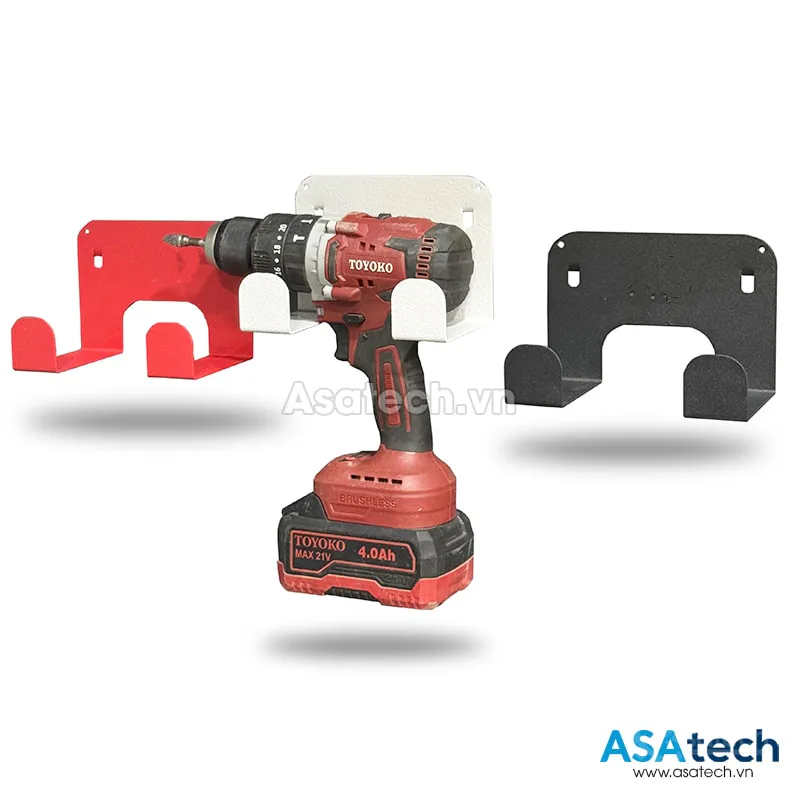 Thông số kỹ thuật tiêu chuẩn của gá treo máy khoan pin trên bảng dụng cụ (hình minh họa)