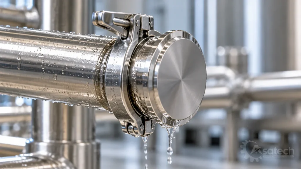 nắp bịt đường ống inox vi sinh bị - Nắp bịt đường ống inox vi sinh bị rò rỉ: Cách xử lý